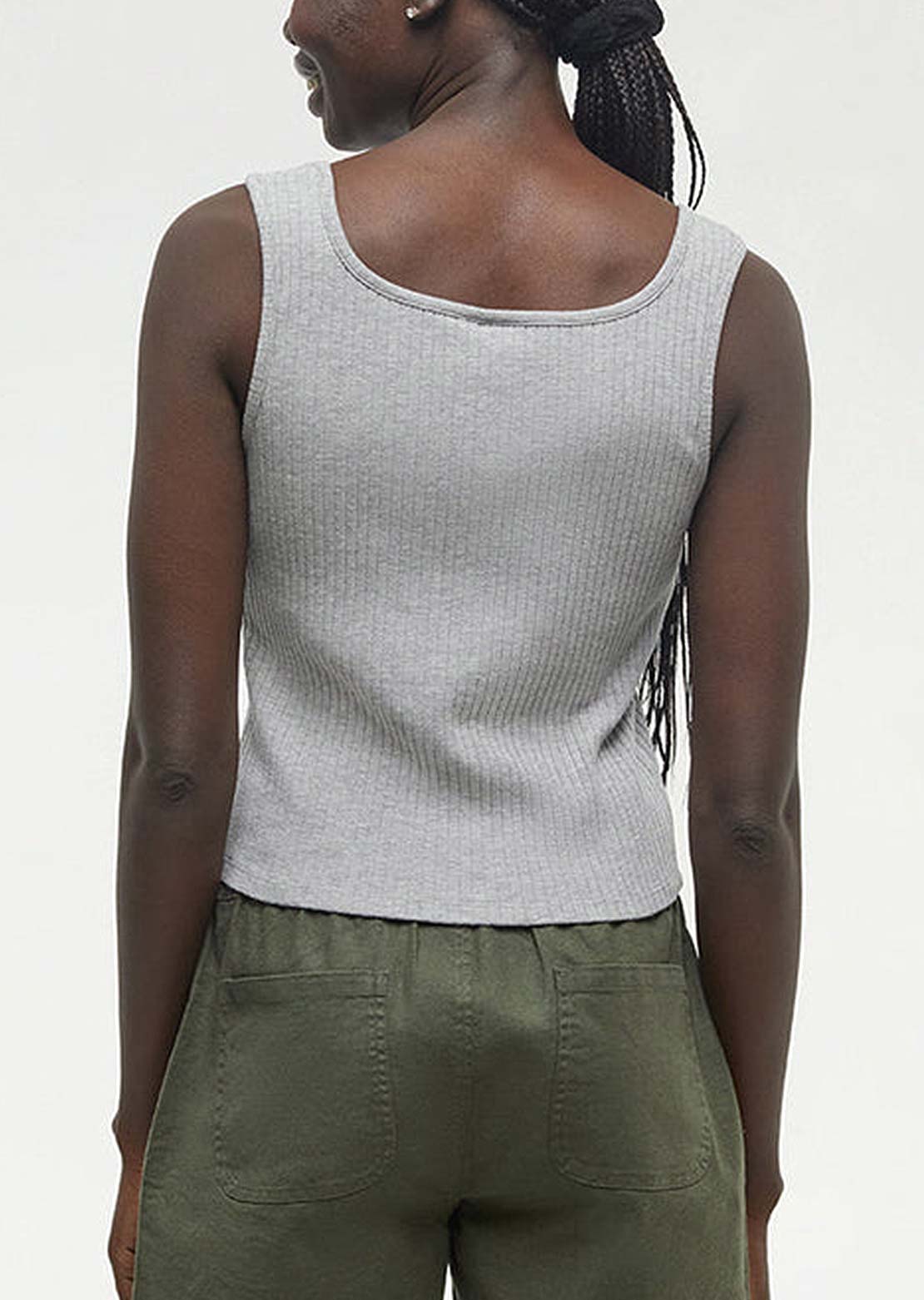 Tentree Women&#39;s Moraine Tank Grey Heather