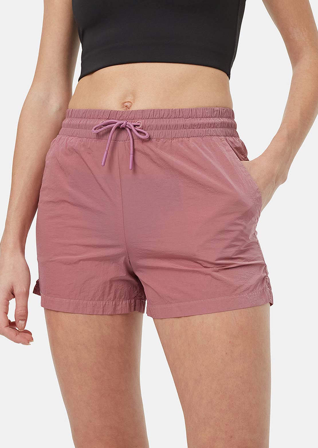 Tentree Women's Recycled Nylon Shorts Dusky Orchid