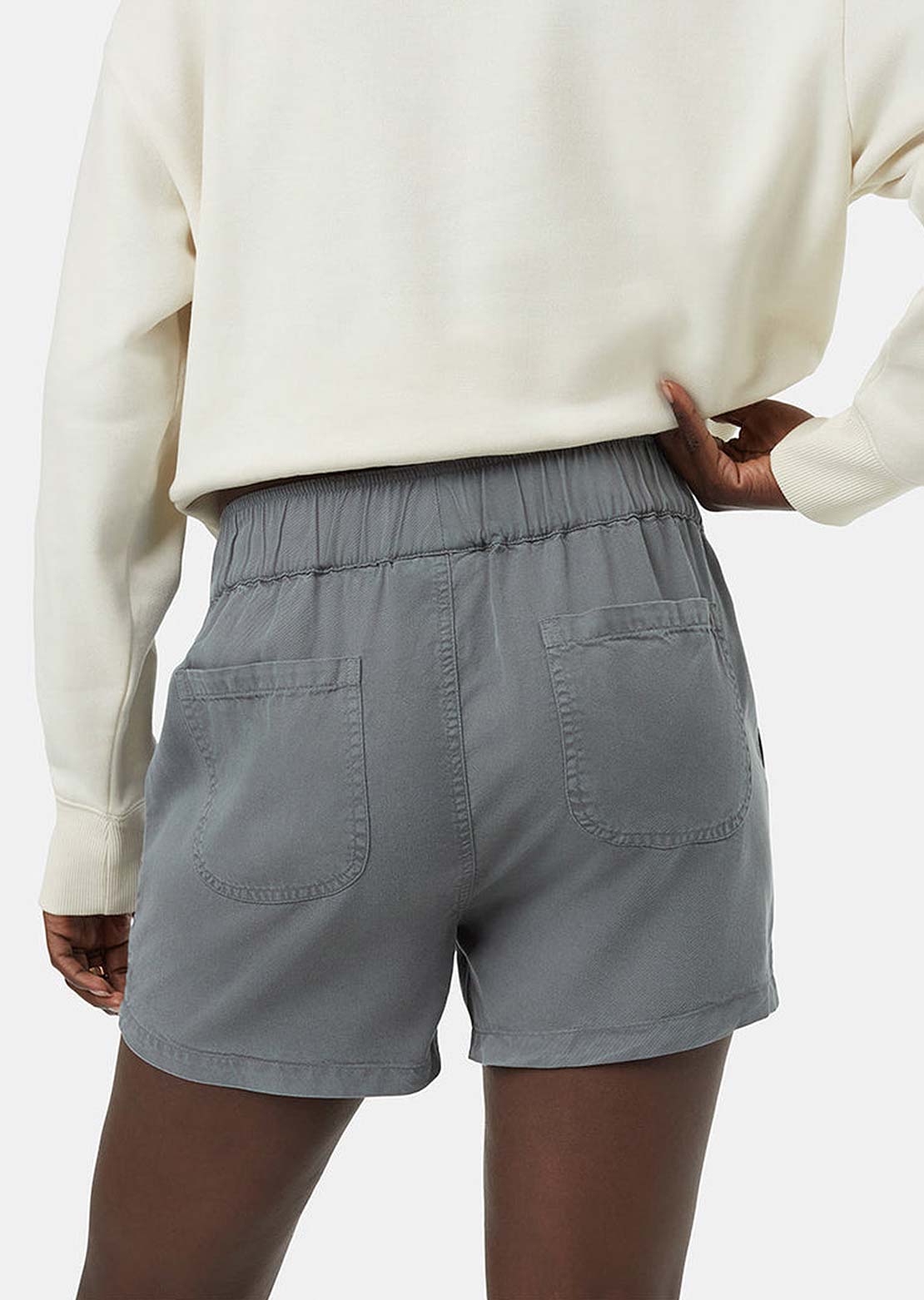 Tentree Women's Tencel Instow Shorts Light Urban Green