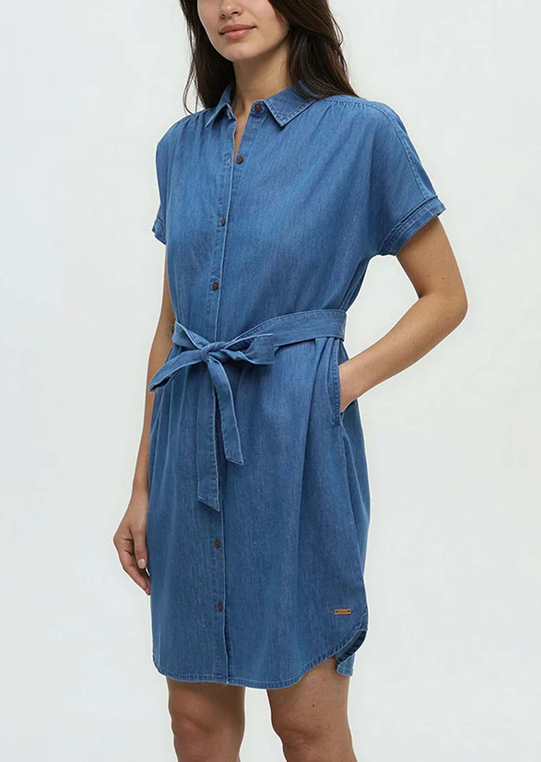Tentree Women's Tern Dress Mid Wash