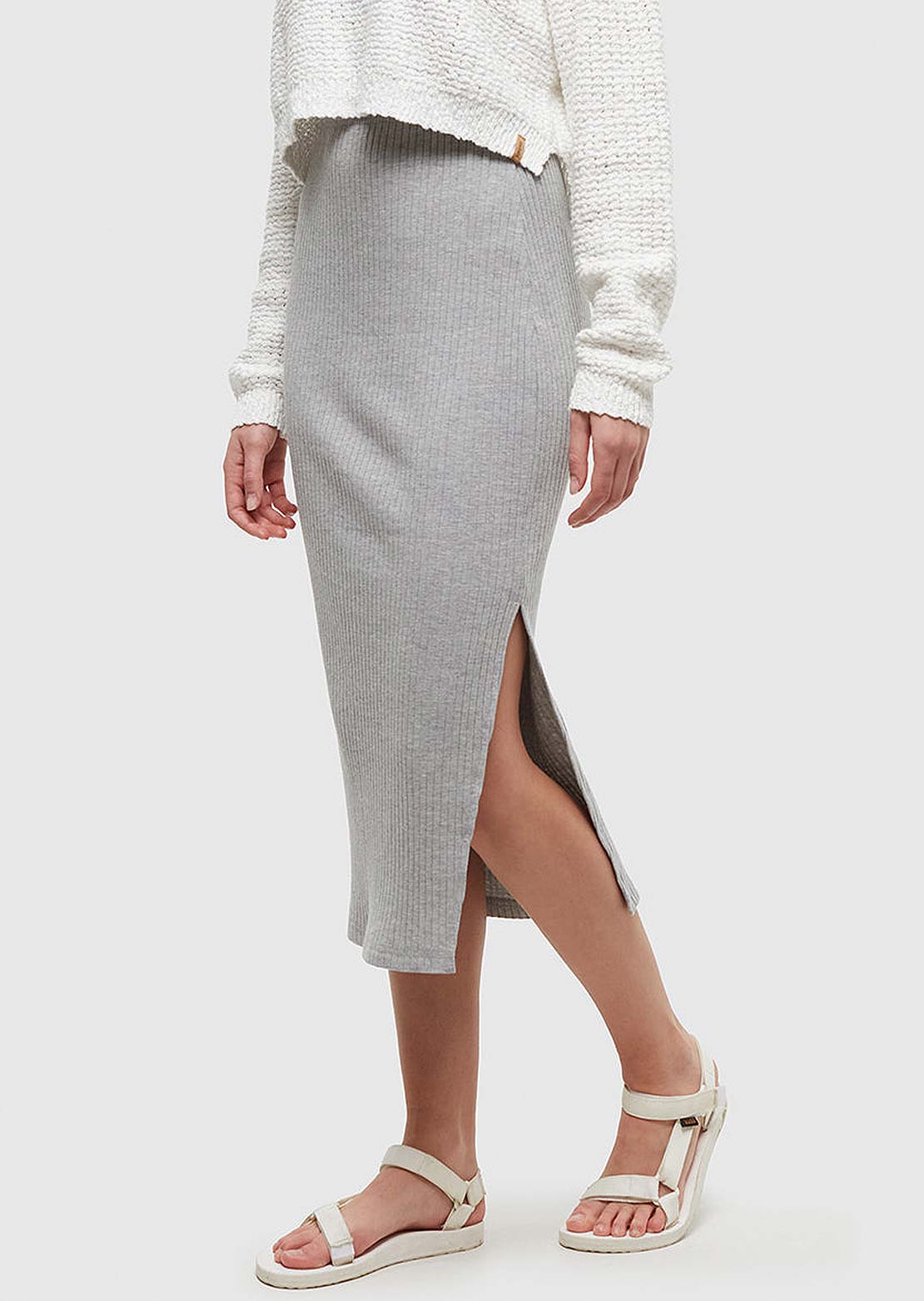 Tentree Women&#39;s Walden Skirt Grey Heather
