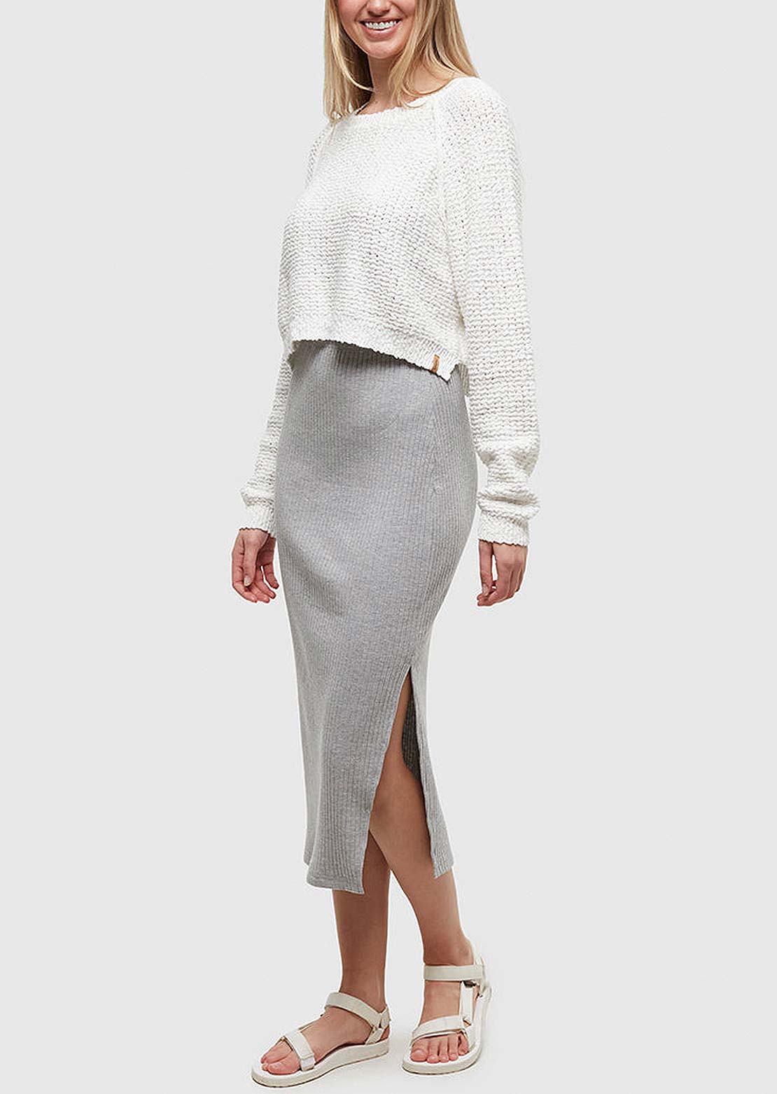 Tentree Women&#39;s Walden Skirt Grey Heather