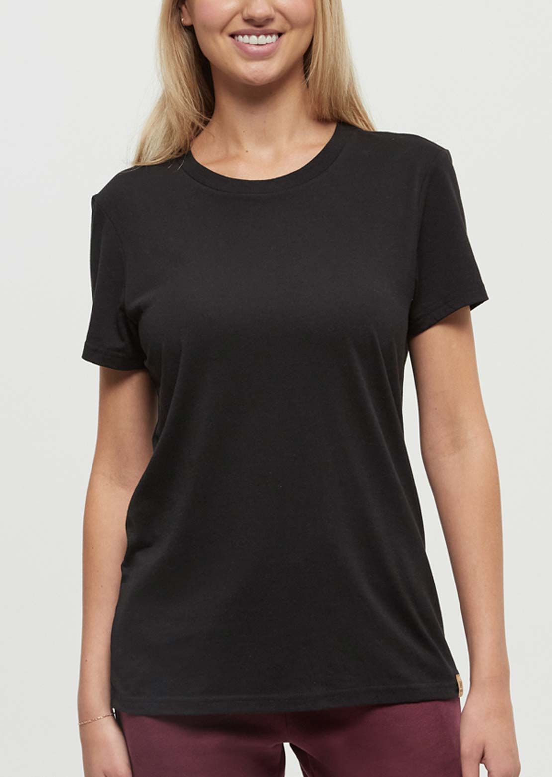 Tentree Women's Winslow T-Shirt Meteorite Black