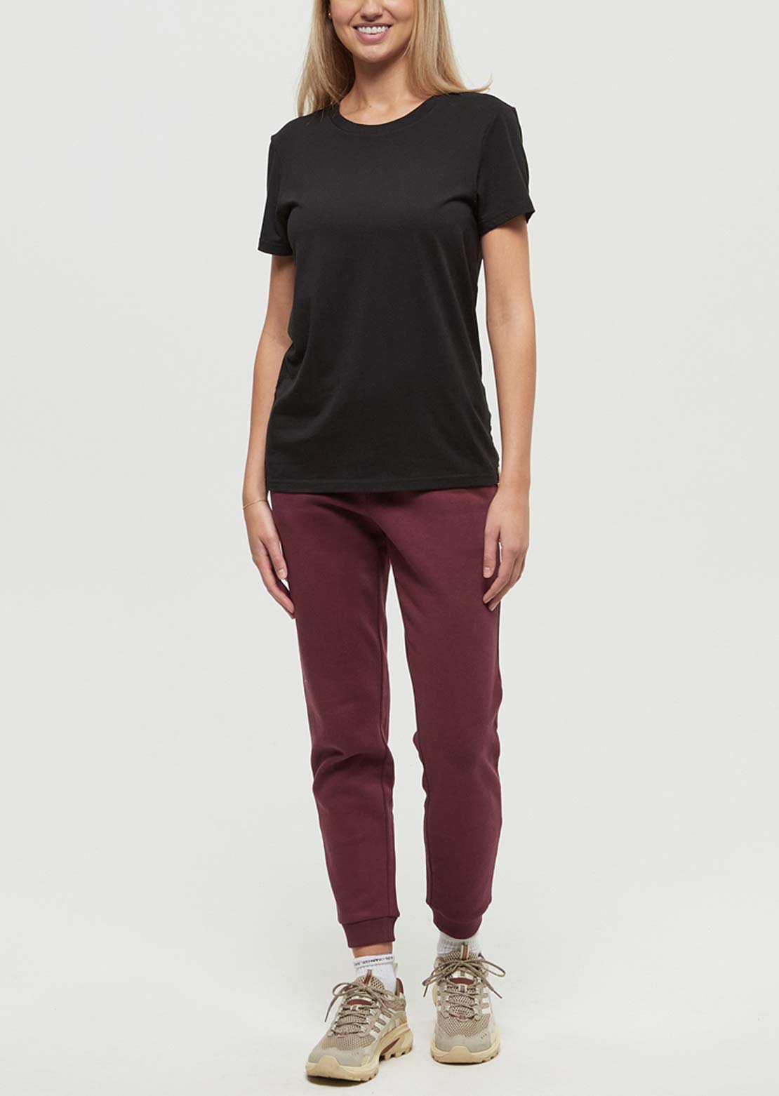 Tentree Women's Winslow T-Shirt Meteorite Black