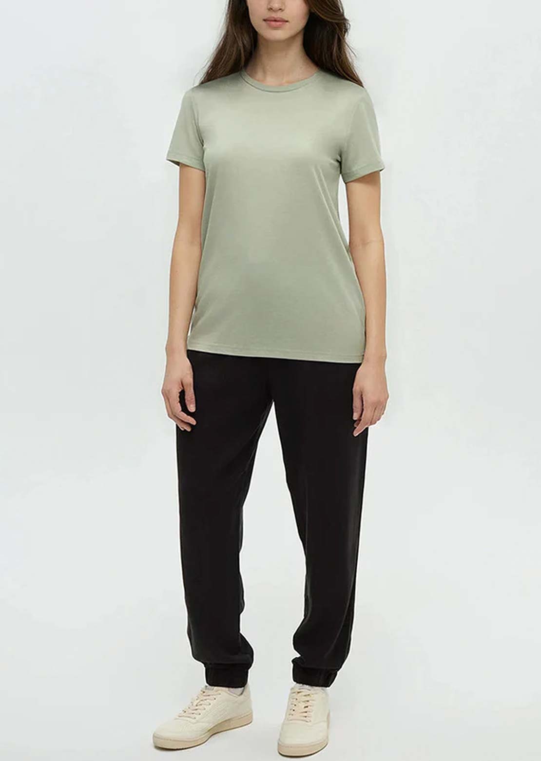 Tentree Women's Winslow T-Shirt Light Moss Heather