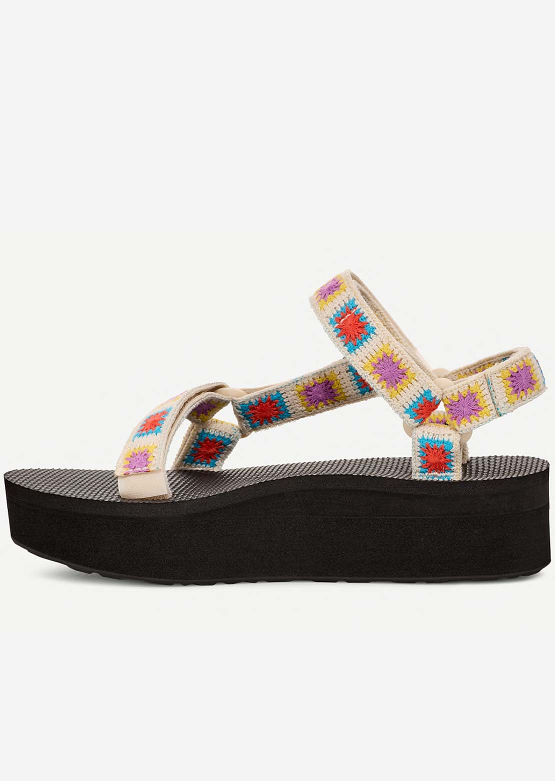 Teva Women&#39;s Flatform Universal Crochet Sandals Explore