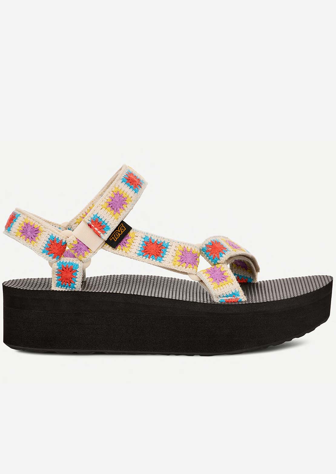 Teva Women&#39;s Flatform Universal Crochet Sandals Explore