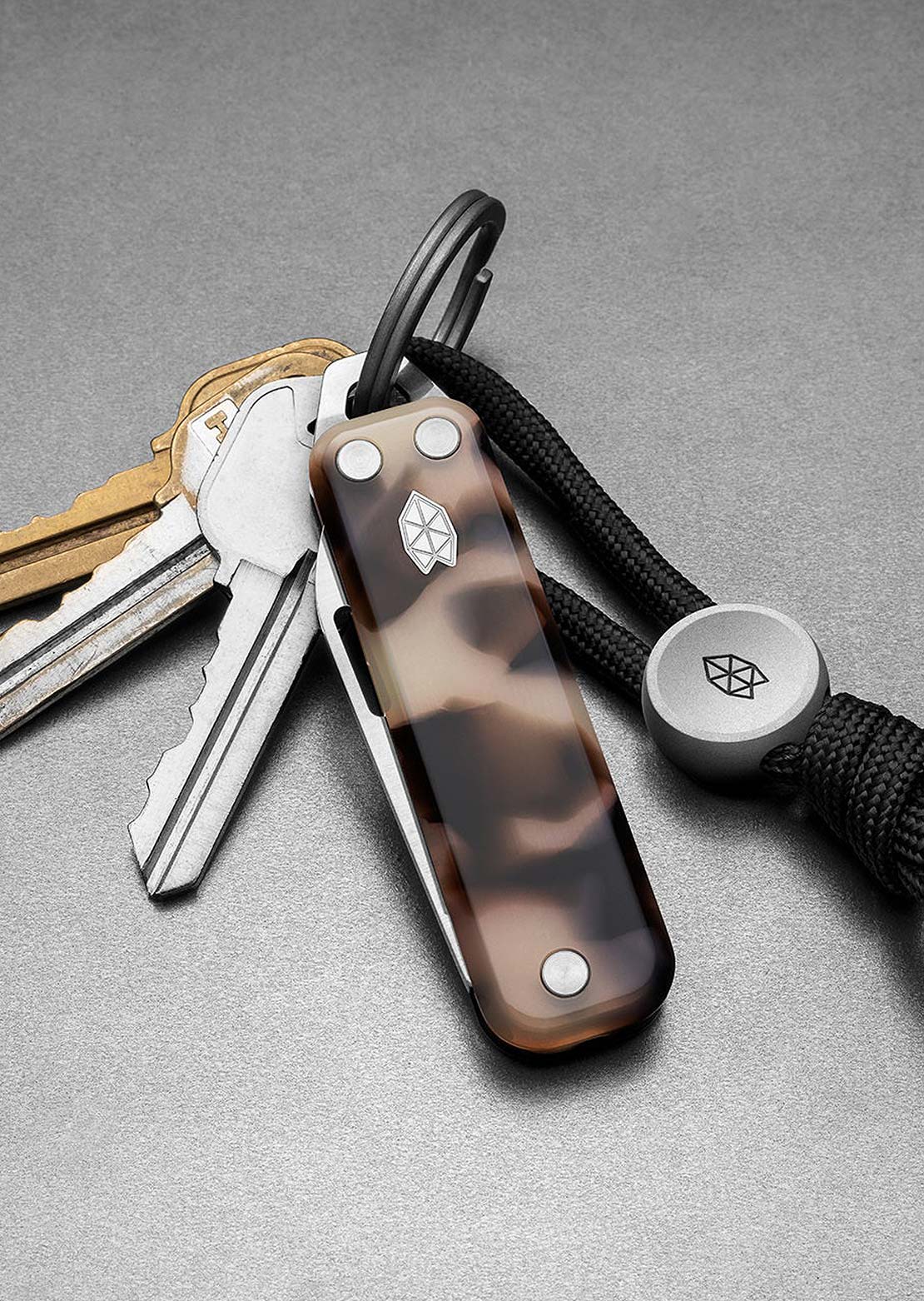 The James Brand Elko Knife Desert Tortoise/Stainless/Eco-Acetate/Straight