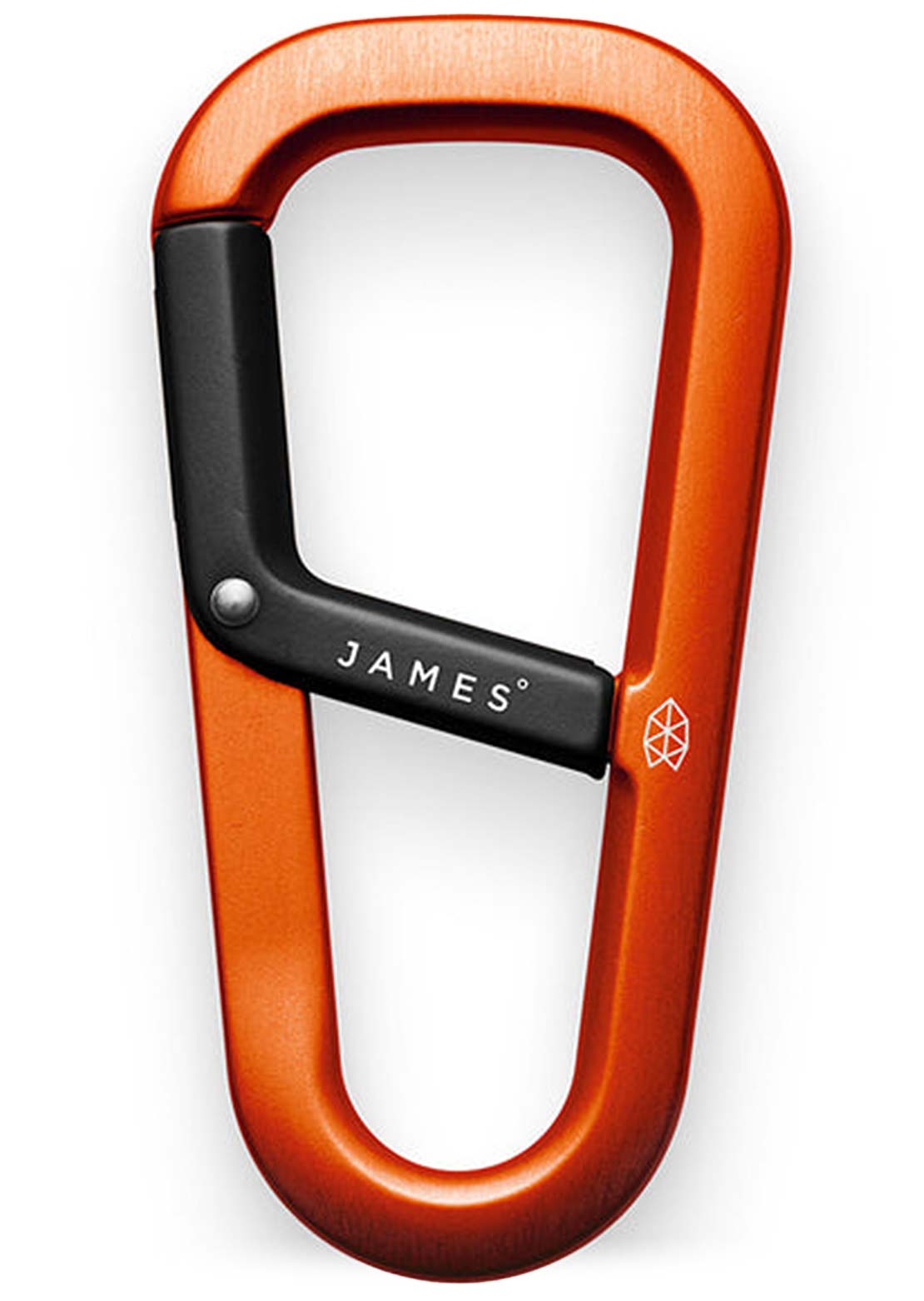 The James Brand Hardin Clip Tangerine/Black