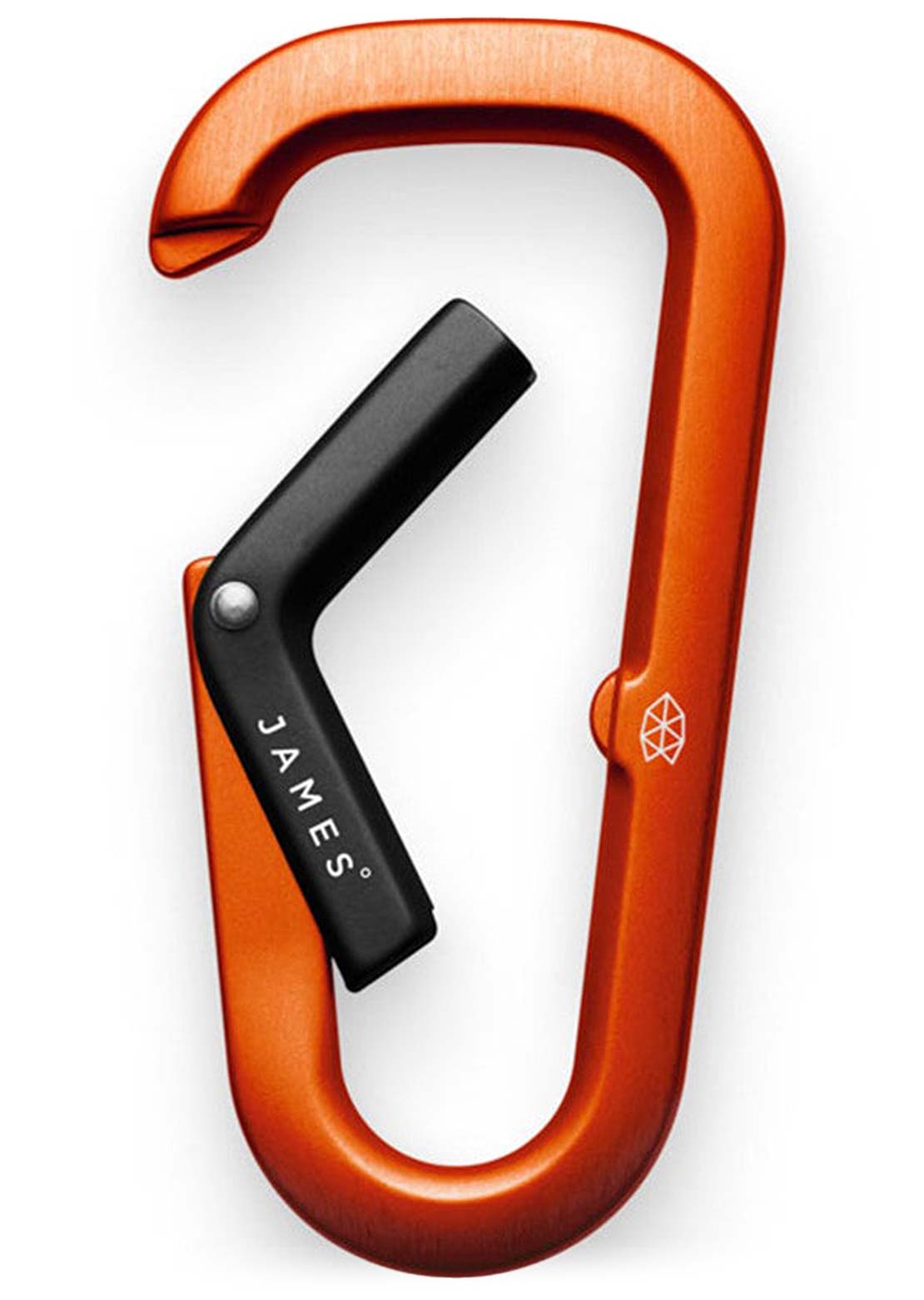 The James Brand Hardin Clip Tangerine/Black