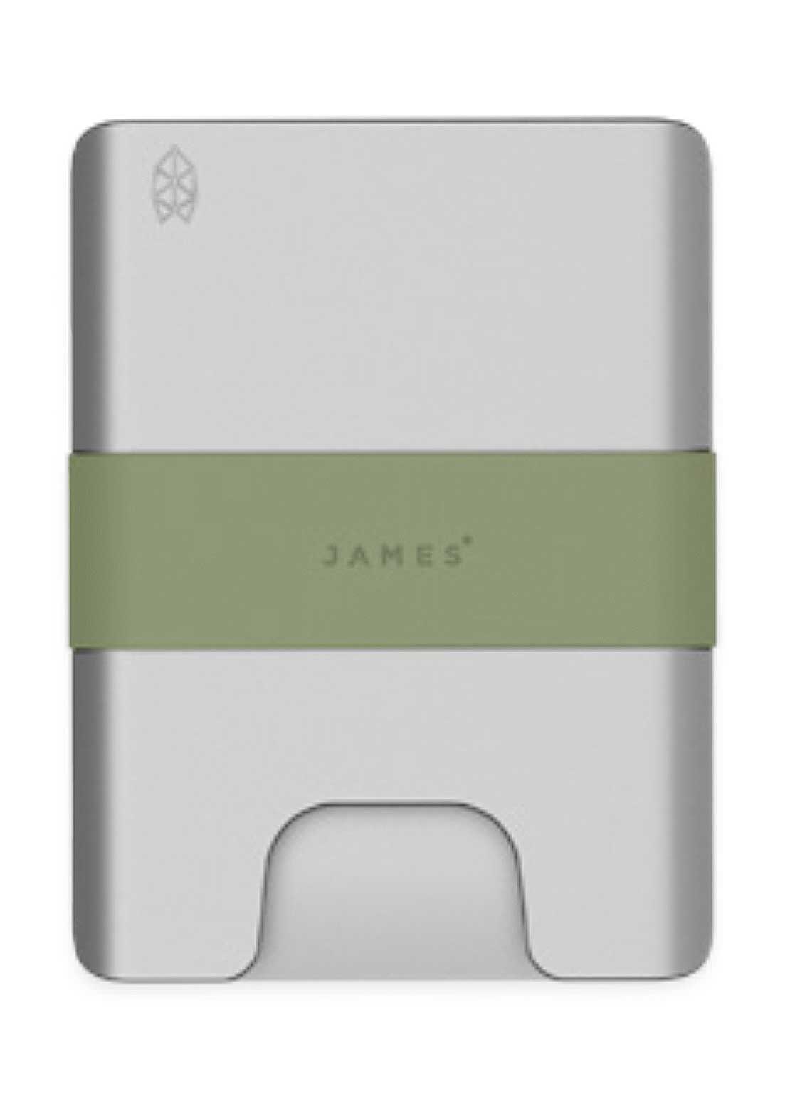 The James Brand Lowe Wallet Silver/Grove