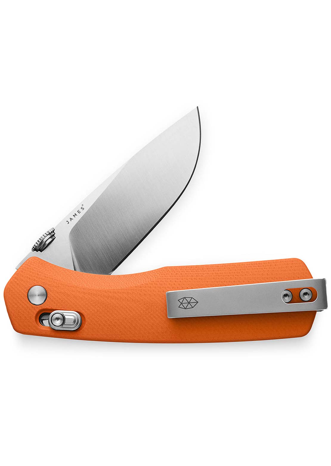 The James Brand The Carter Knife Tangerine