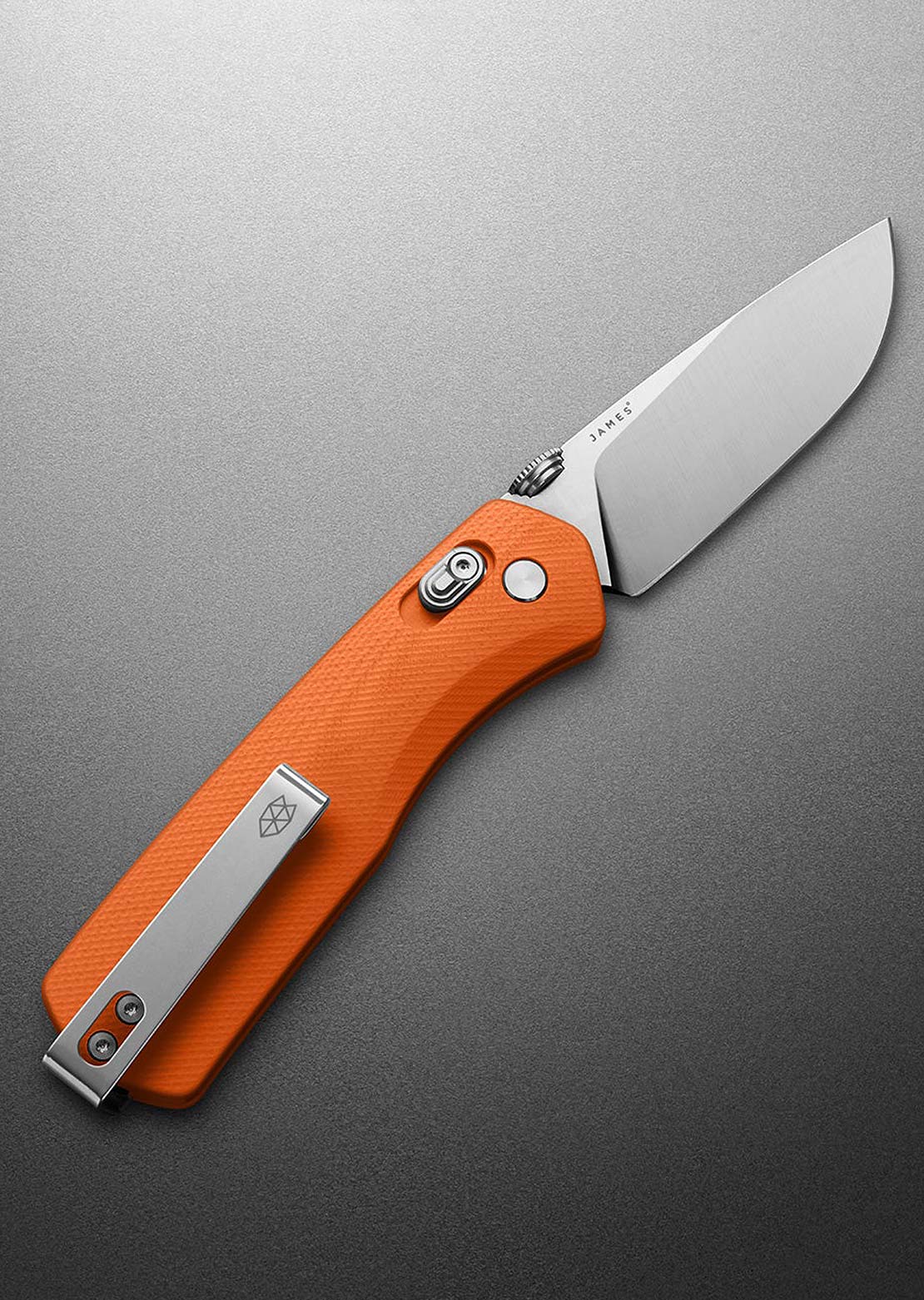 The James Brand The Carter Knife Tangerine