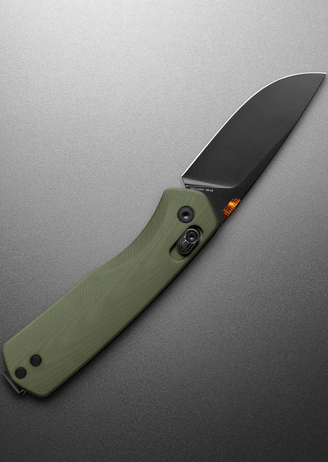 The James Brand The Carter Knife OD Green/Black