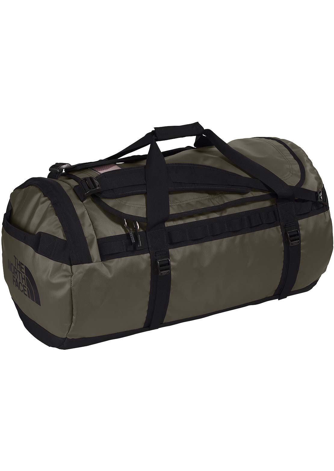 The North Face Base Camp L Duffel Bag New Taupe Green/TNF Black-NPF