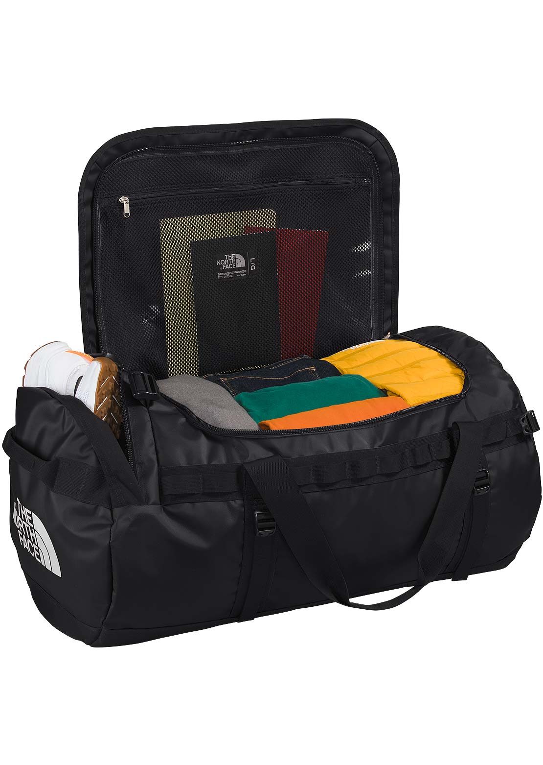 The North Face Base Camp L Duffel Bag TNF Black/TNF White-NPF