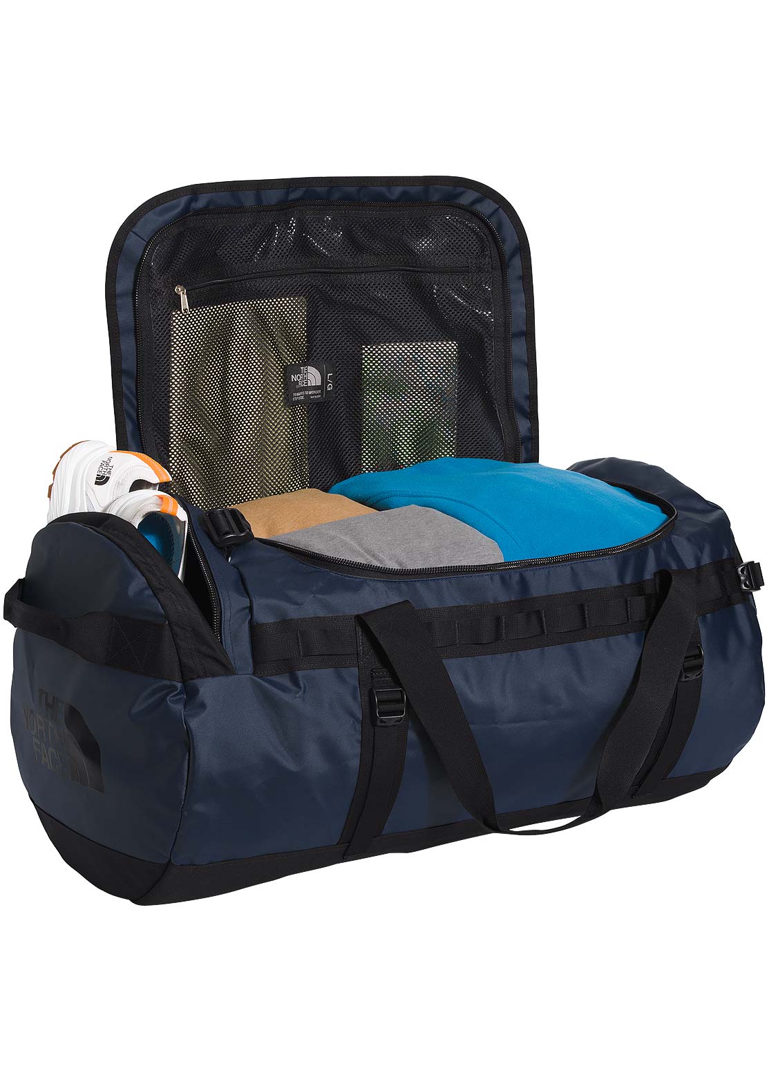 The North Face Base Camp L Duffel Bag Summit Navy/TNF Black-NPF
