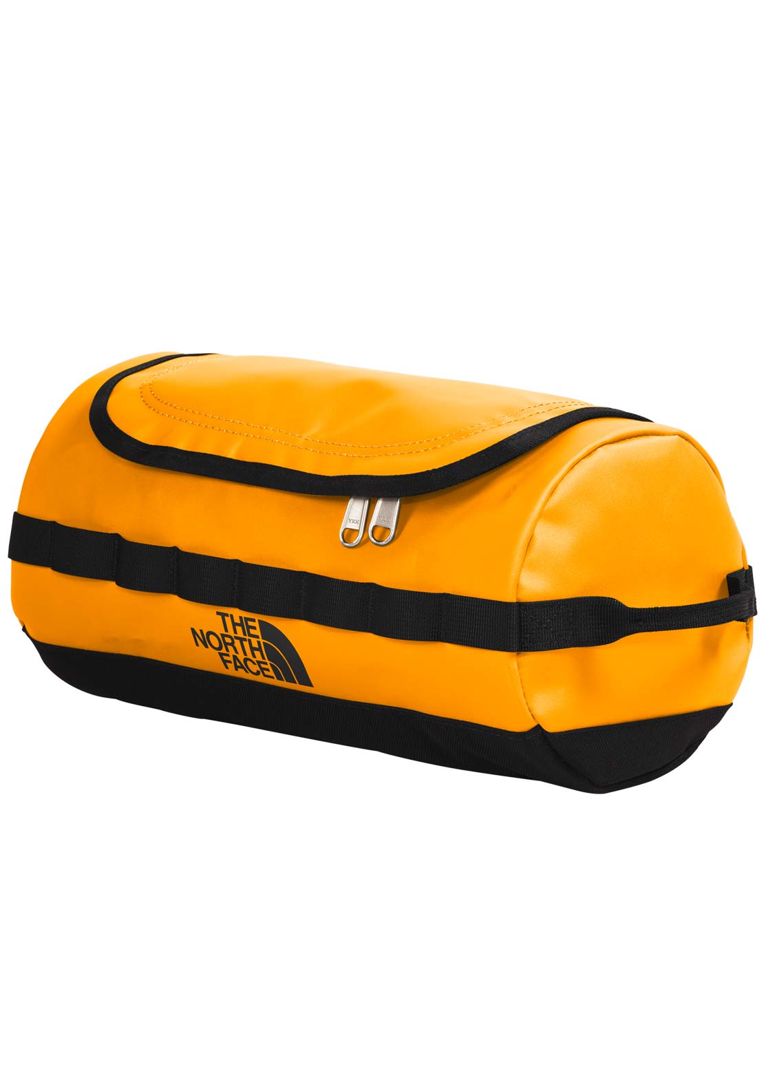 The North Face Base Camp L Travel Canister Bag Summit Gold/TNF Black-NPF