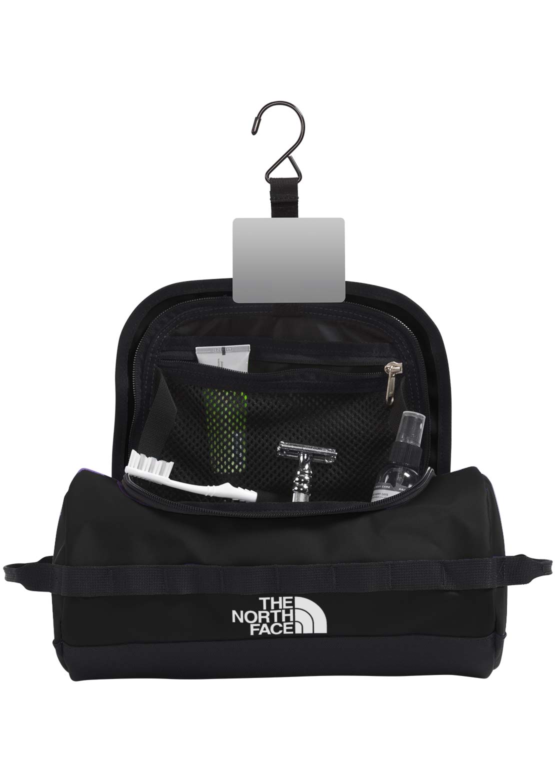 The North Face Base Camp L Travel Canister Bag TNF Black/TNF White-NPF