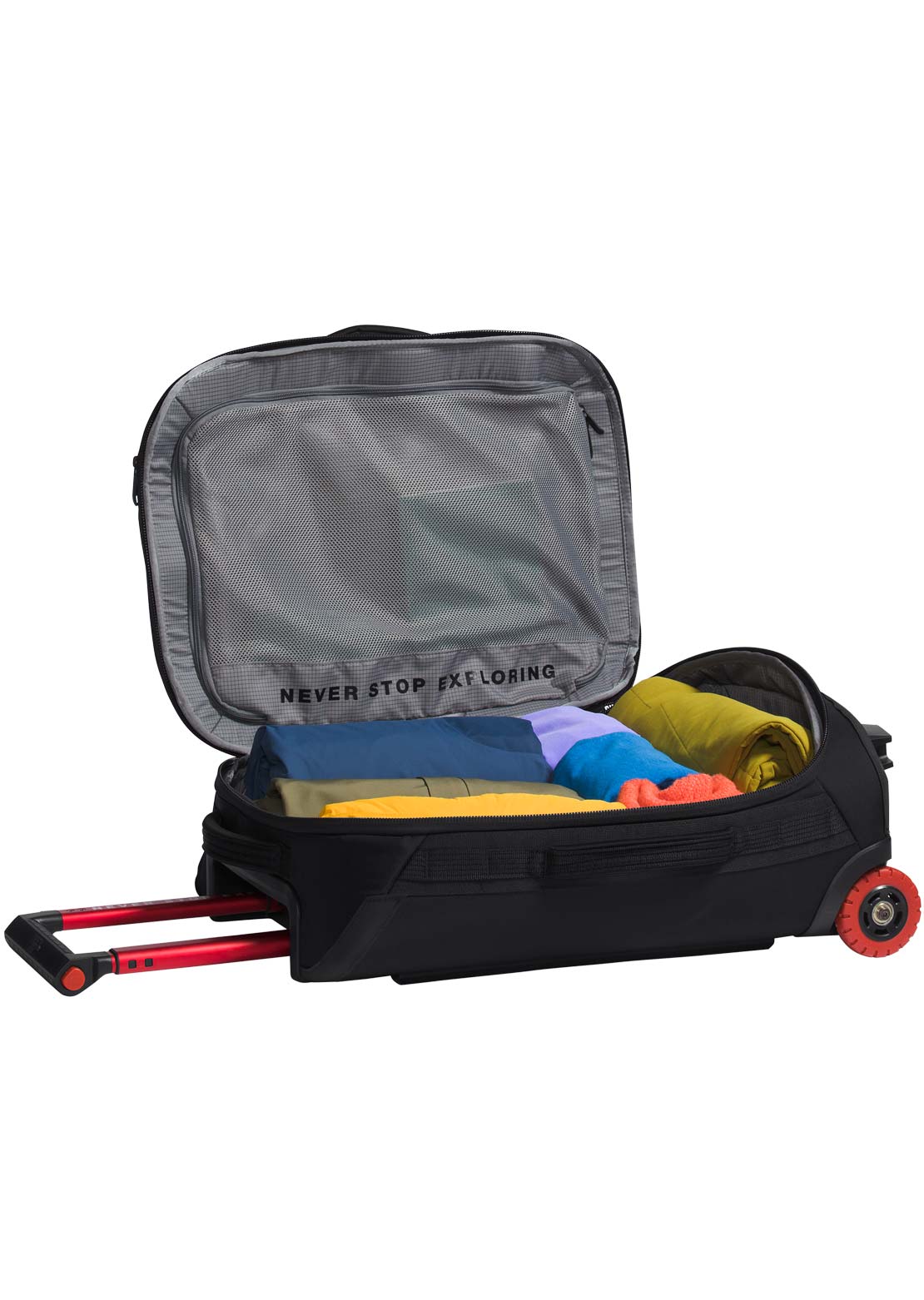 The North Face Base Camp Rolling Thunder 22 Luggage Bag TNF Black/TNF White-NPF