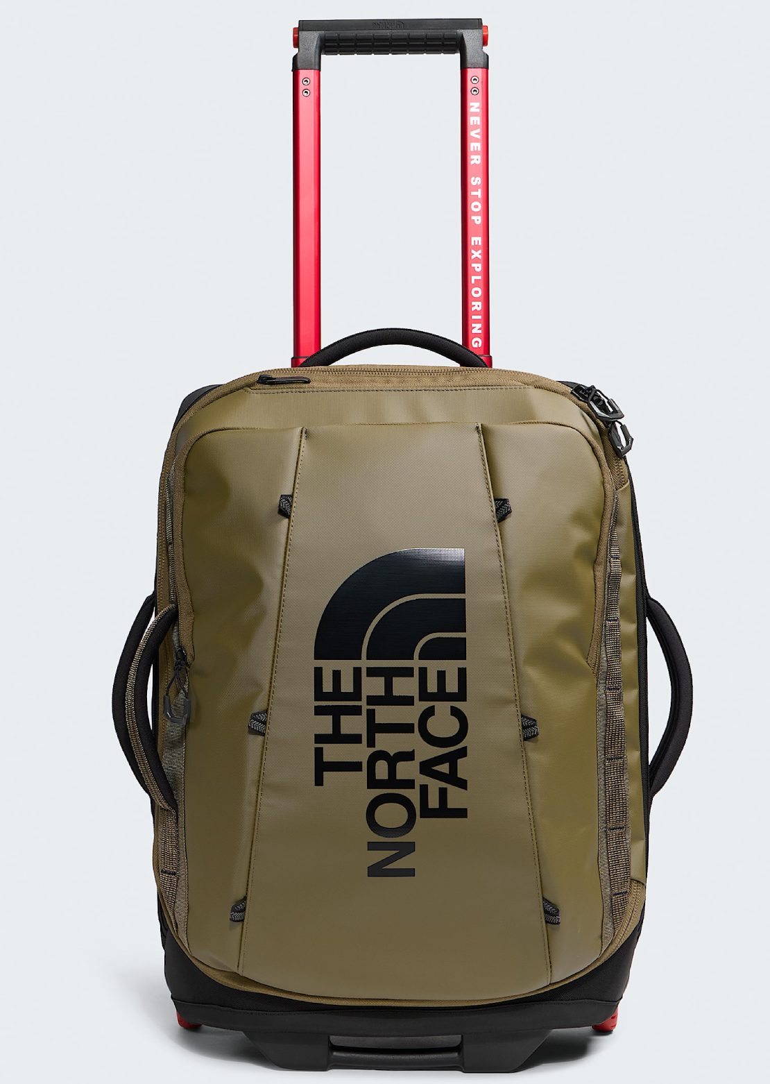 The North Face Base Camp Rolling Thunder 22 Luggage Bag Caraway Seed/TNF Black