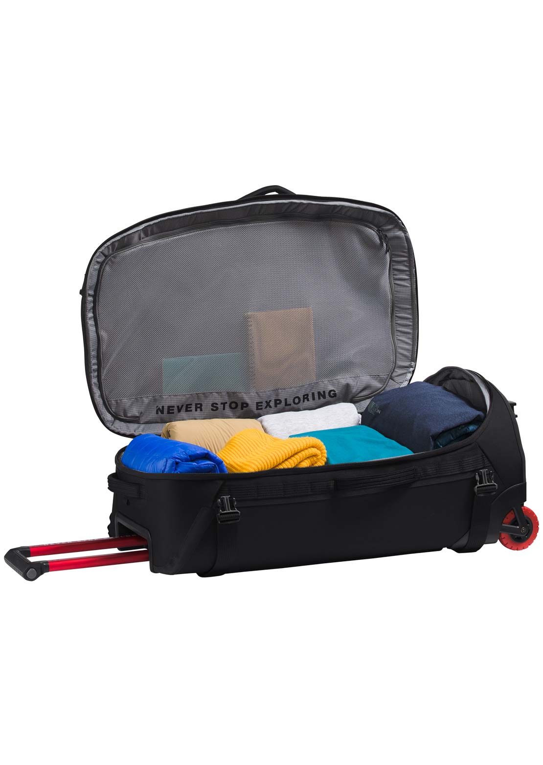 The North Face Base Camp Rolling Thunder 28 Luggage Bag TNF Black/TNF White-NPF