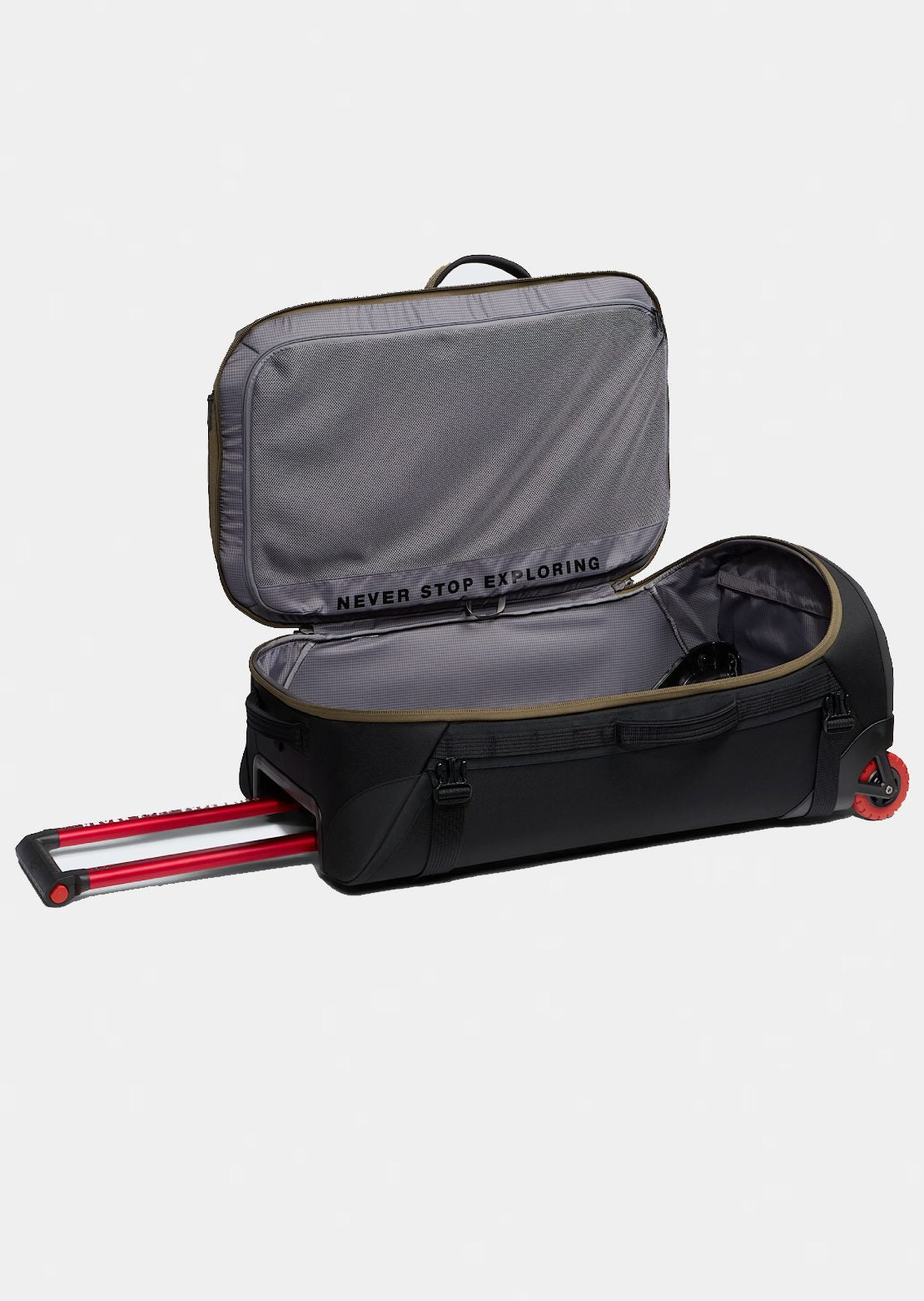 The North Face Base Camp Rolling Thunder 28 Luggage Bag Caraway Seed/TNF Black