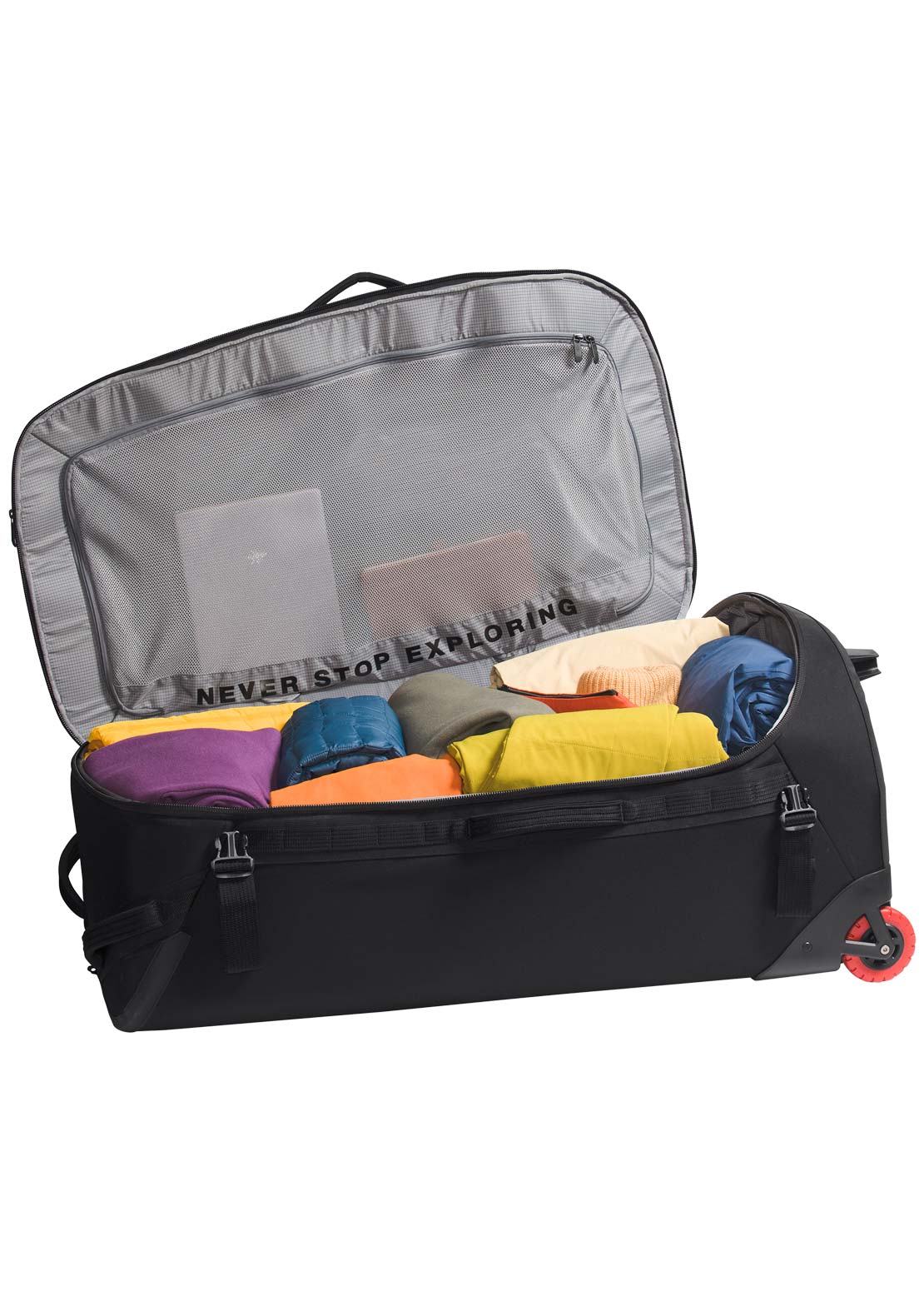 The North Face Base Camp Rolling Thunder 36 Luggage Bag TNF Black/TNF White-NPF