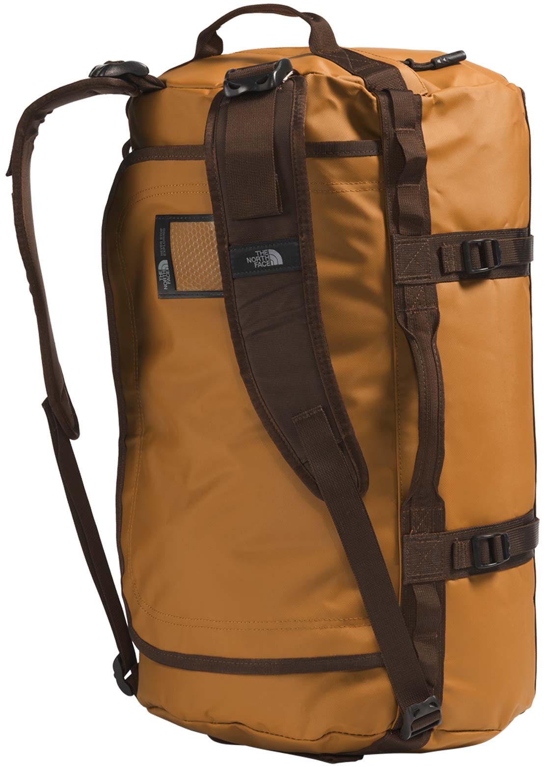 The North Face Base Camp S Duffel Bag Timber Tan/Demitasse Brown/Khaki Stone-NPF
