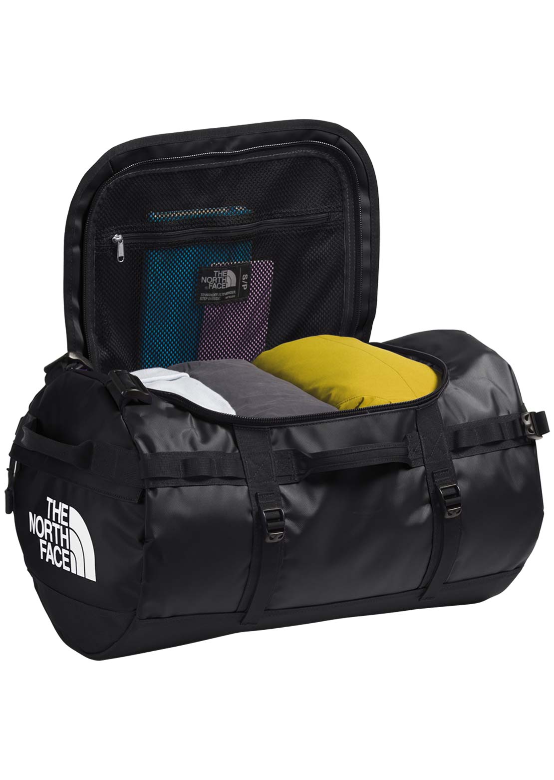 The North Face Base Camp S Duffel Bag TNF Black/TNF White-NPF