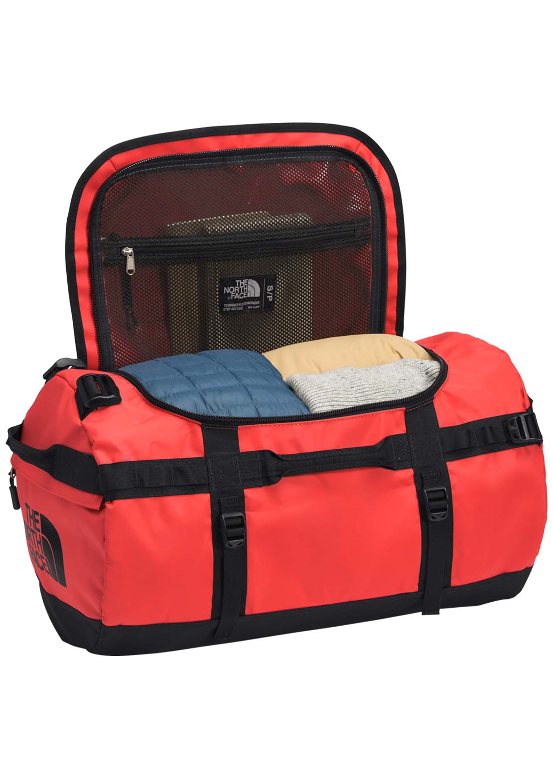 The North Face Base Camp S Duffel Bag TNF Red/TNF Black-NPF