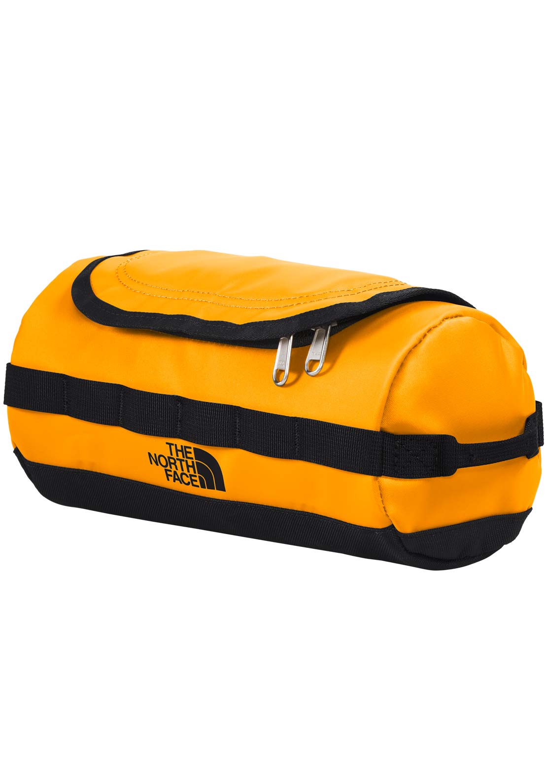 The North Face Base Camp S Travel Canister Bag Summit Gold/TNF Black-NPF