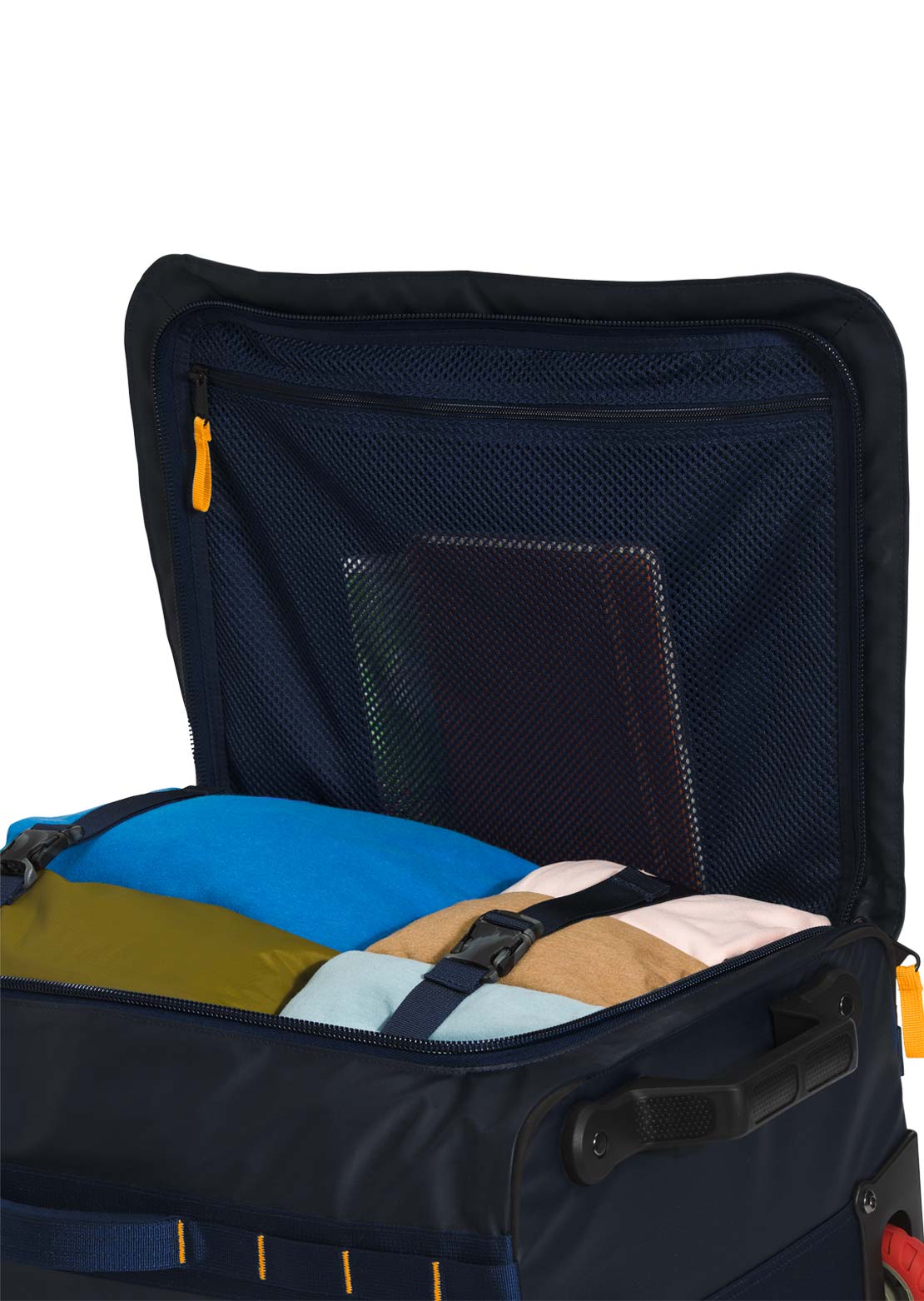 The North Face Base Camp Voyager 21" Roller Luggage Summit Navy/Summit Gold-NPF