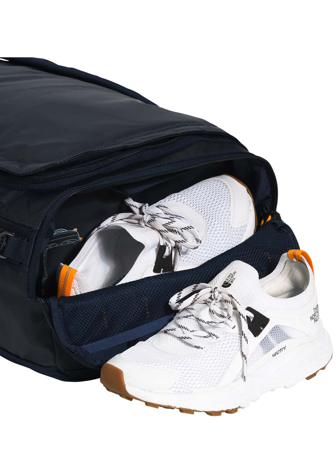 The North Face Base Camp Voyager 32 L Duffel Bag Summit Navy/Summit Gold-NPF