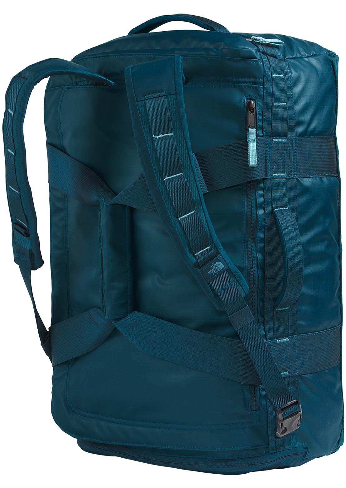 The North Face Base Camp Voyager 42L Duffel Bag Midnight Petrol/Algae Blue