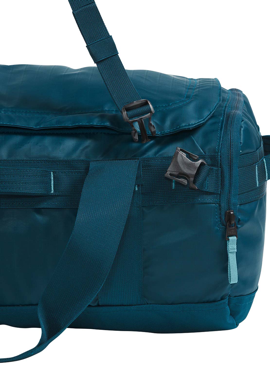 The North Face Base Camp Voyager 42L Duffel Bag Midnight Petrol/Algae Blue