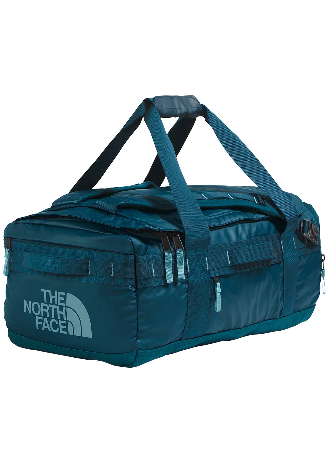 The North Face Base Camp Voyager 42L Duffel Bag Midnight Petrol/Algae Blue