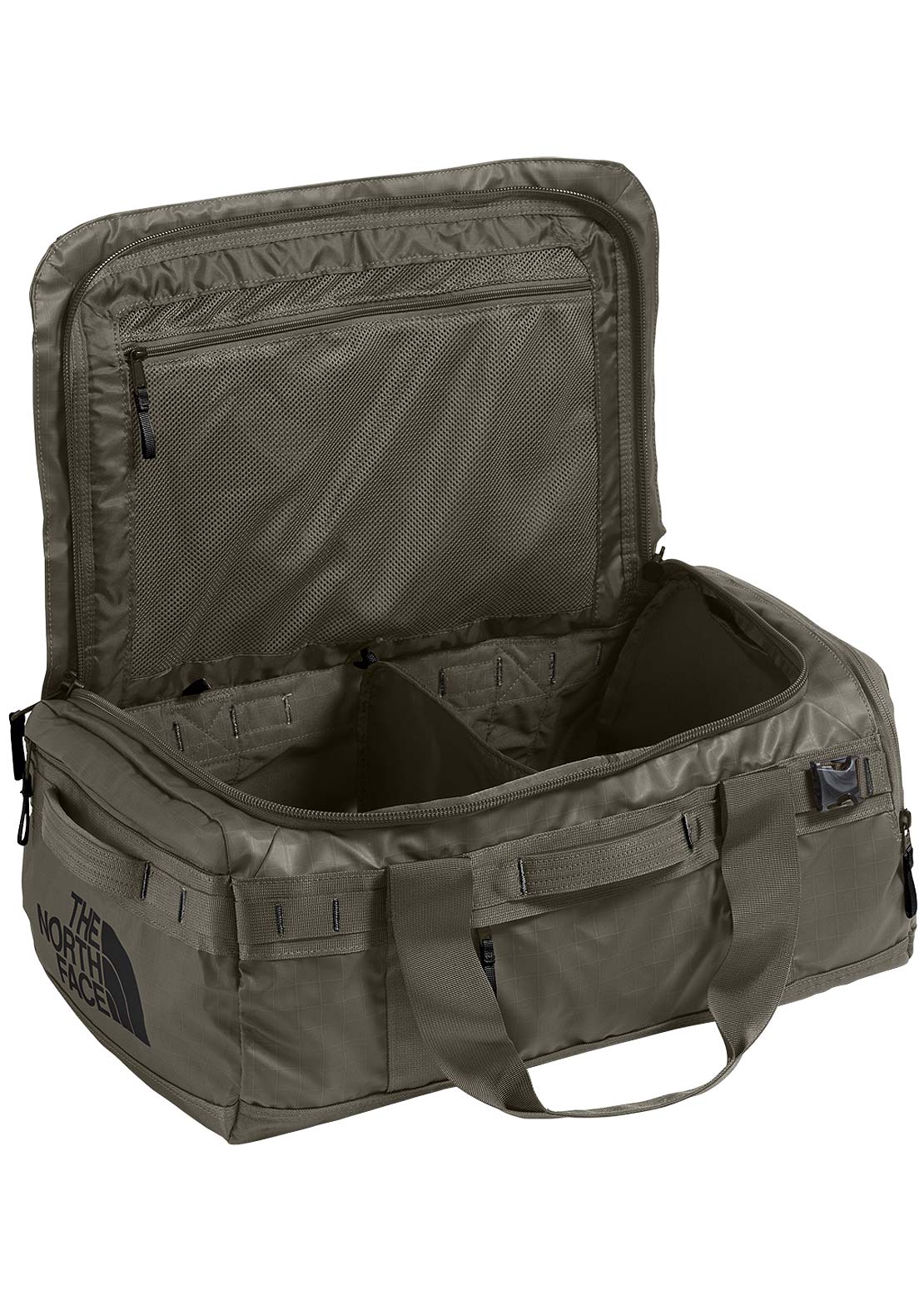 The North Face Base Camp Voyager 42L Duffel Bag New Taupe Green/TNF Black-NPF