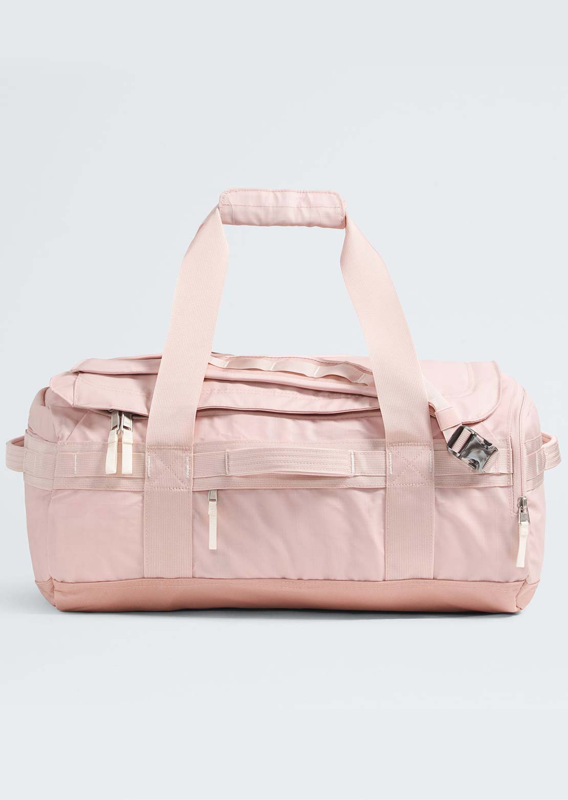 The North Face Base Camp Voyager 42L Duffel Bag Pink Moss/White Dune