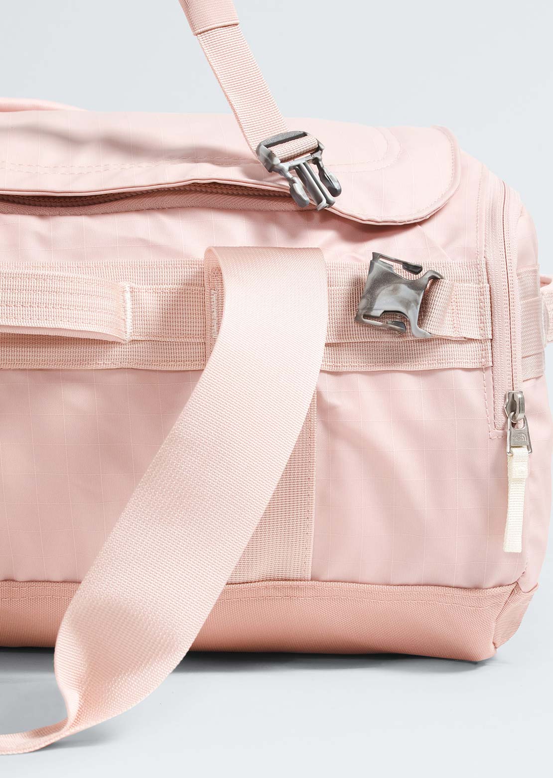 The North Face Base Camp Voyager 42L Duffel Bag Pink Moss/White Dune