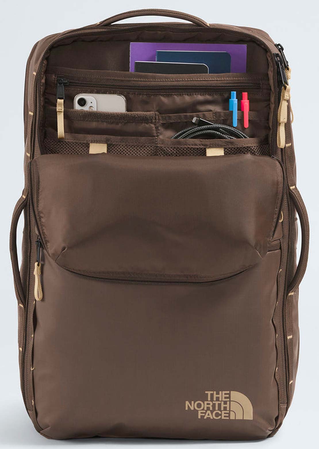 The North Face Base Camp Voyager Daypack Smokey Brown/Khaki Stone