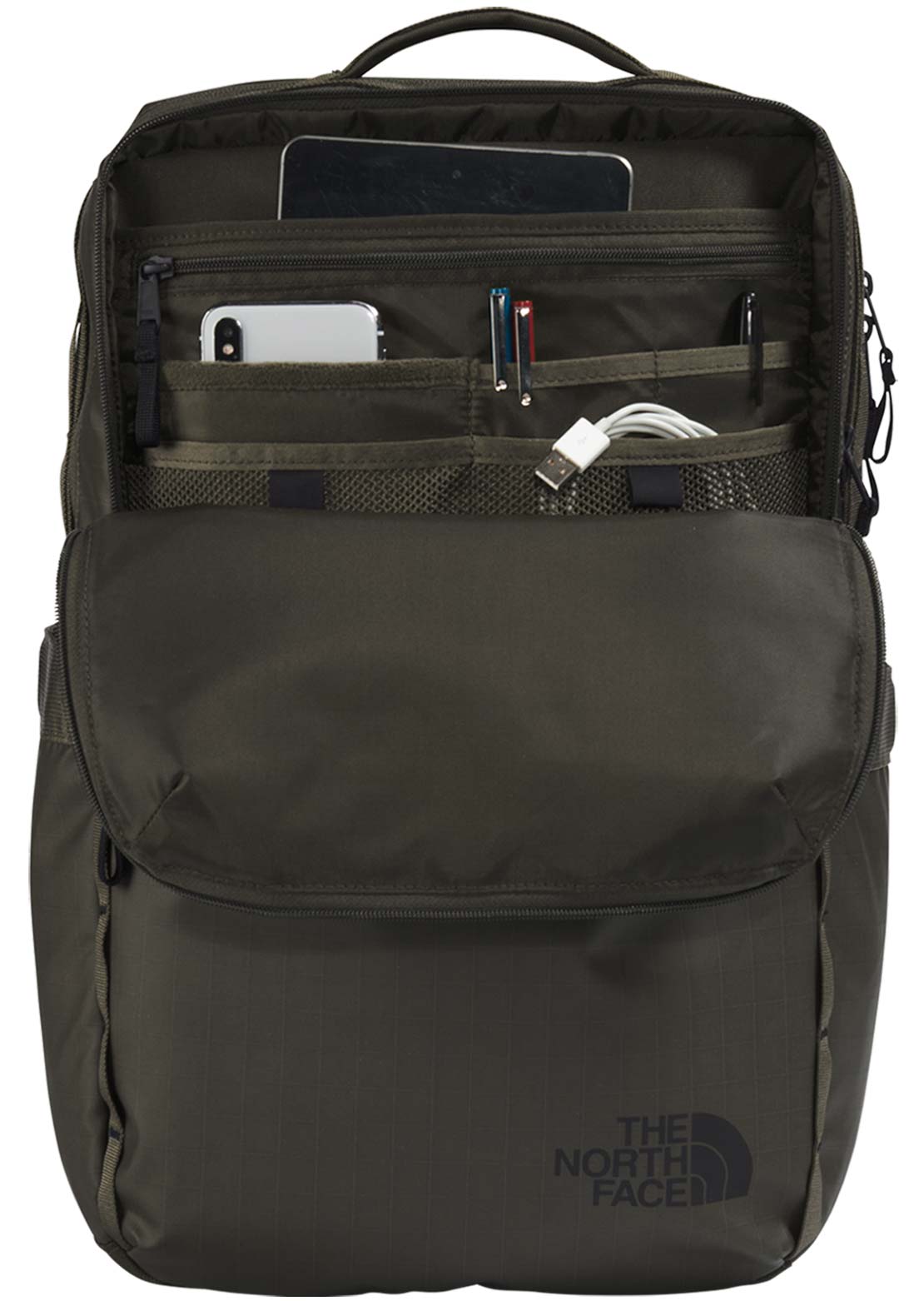 The North Face Base Camp Voyager Daypack - S New Taupe Green/TNF Black-NPF