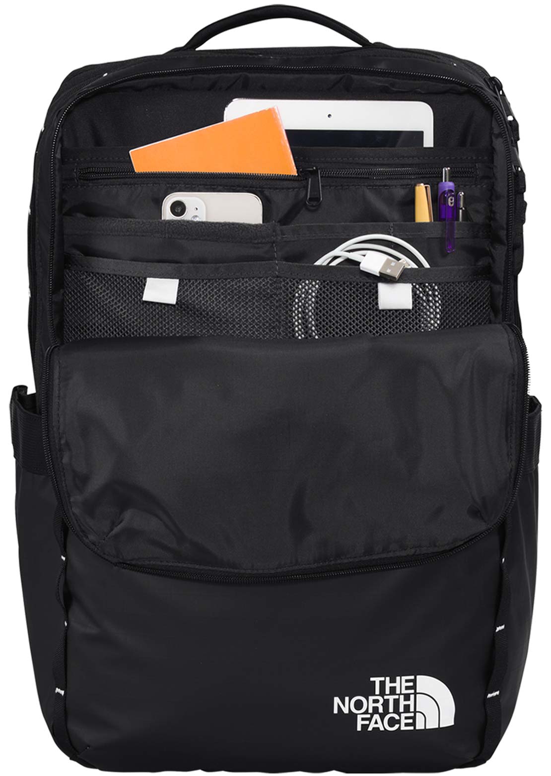 The North Face Base Camp Voyager Daypack - S TNF Black/TNF White-NPF