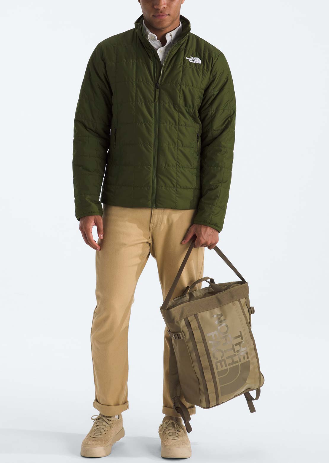 The North Face Base Camp Voyager Tote Bag Caraway Seed/Sycamore