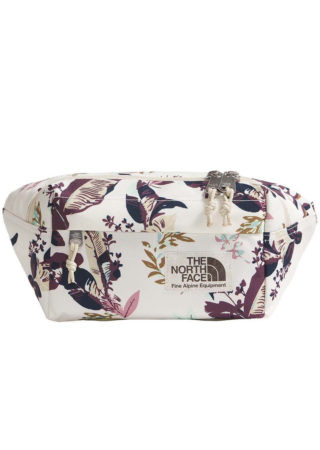 The North Face Berkeley Lumbar Waist Pack White Dune Leaf Toss Print