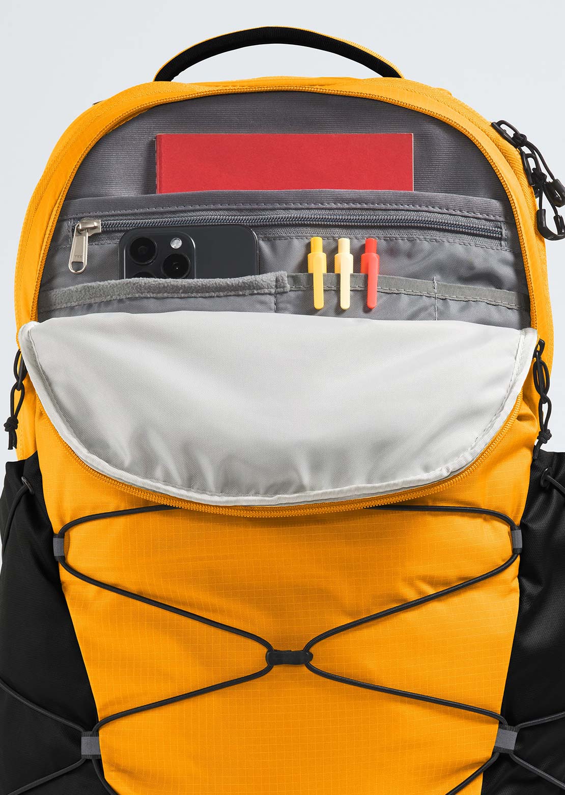 The North Face Borealis Backpack Summit Gold/TNF Black/TNF White