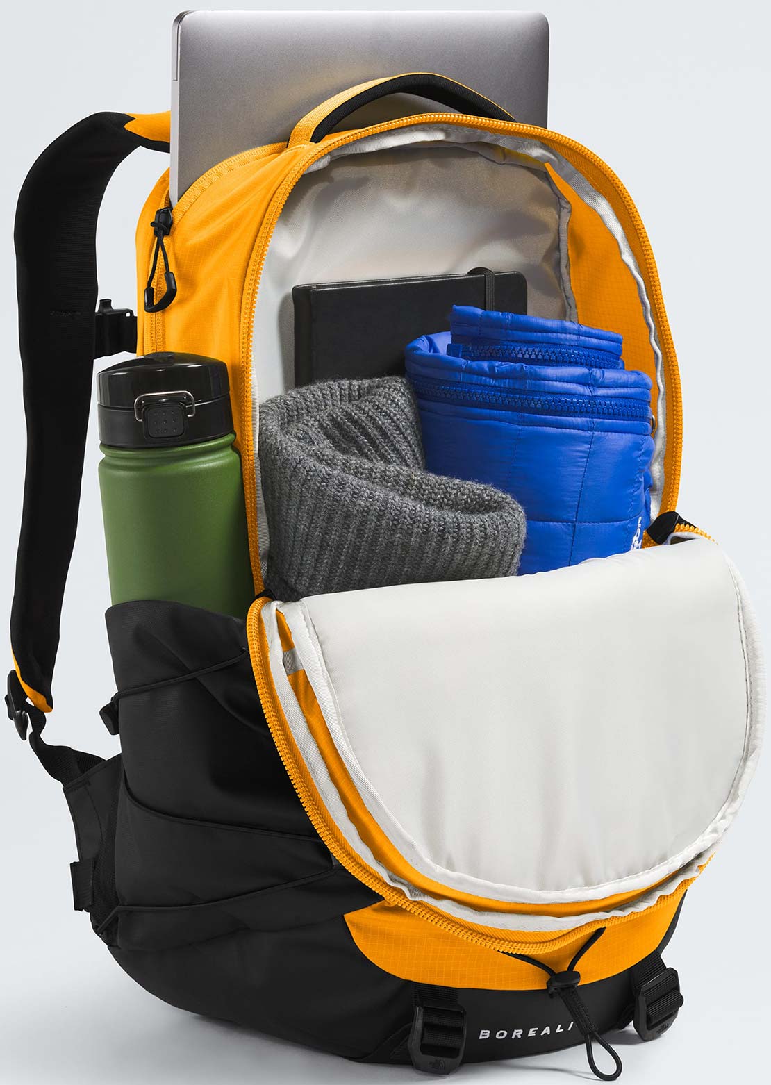The North Face Borealis Backpack Summit Gold/TNF Black/TNF White