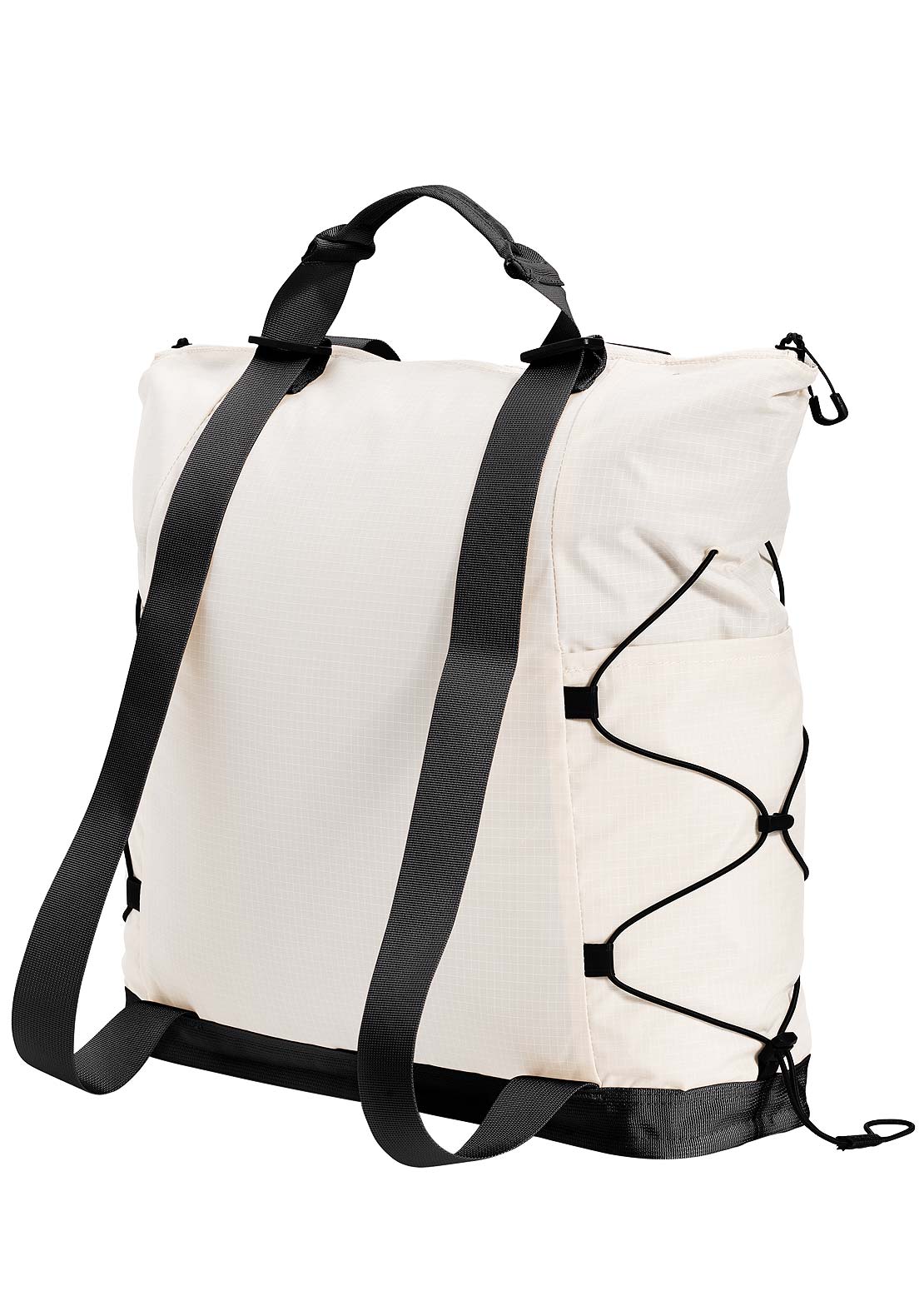 The North Face Borealis Tote Bag Gardenia White/TNF Black-NPF