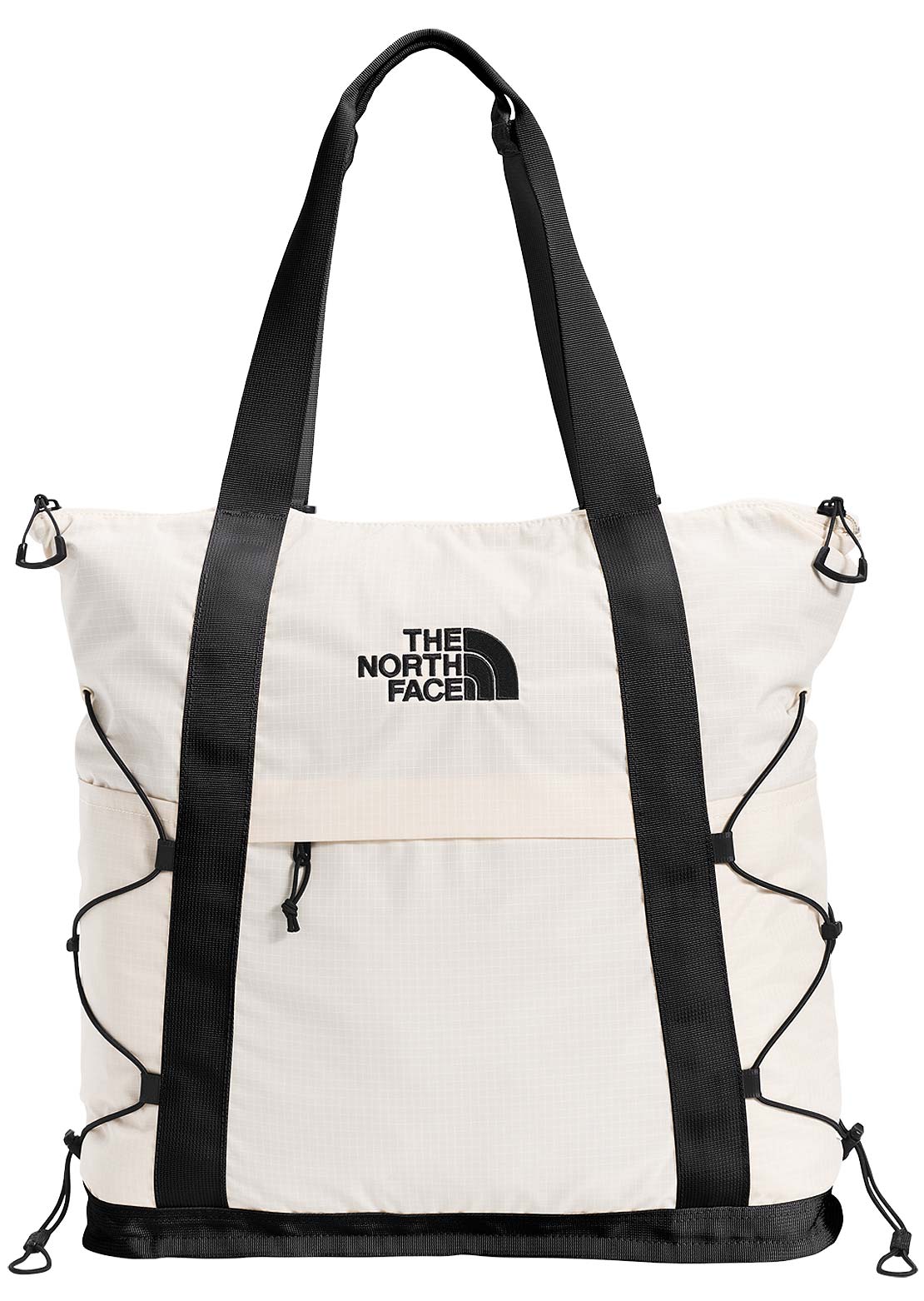The North Face Borealis Tote Bag Gardenia White/TNF Black-NPF