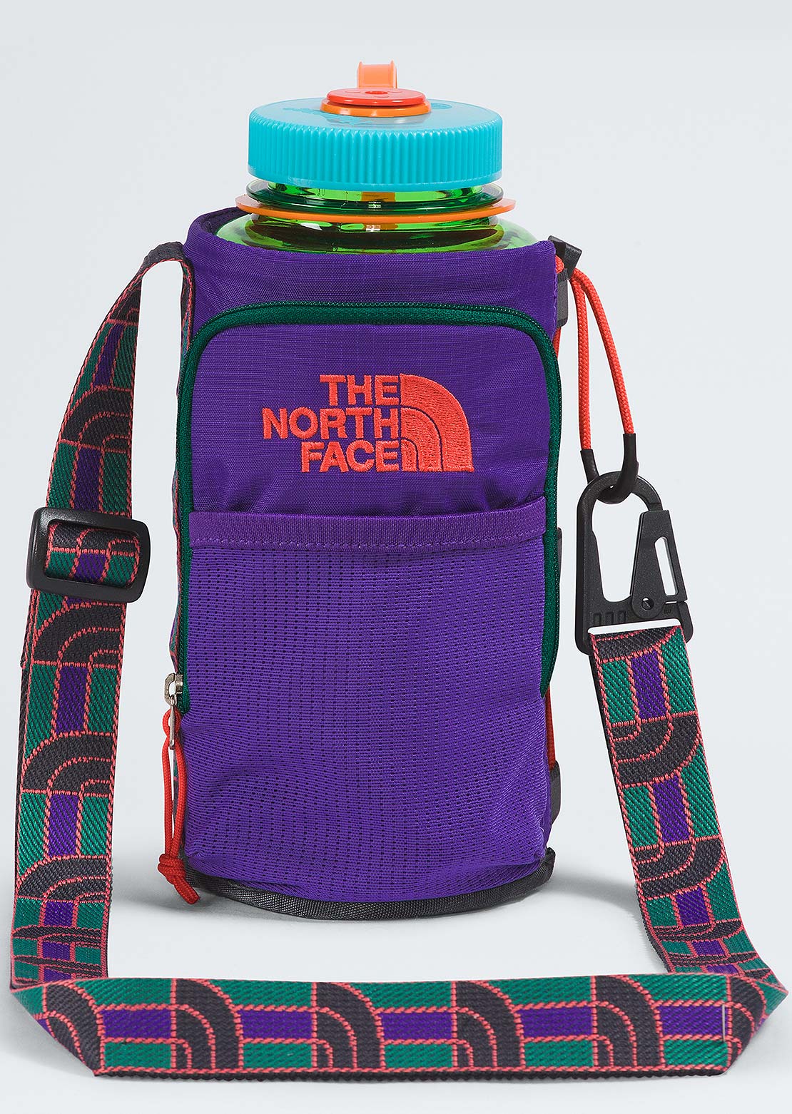 The North Face Borealis Water Bottle Holder TNF Green/TNF Purple/Radiant Orange